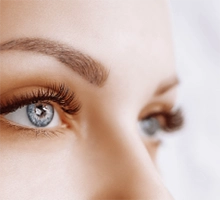 Female eyes afer Blepharoplasty treatment