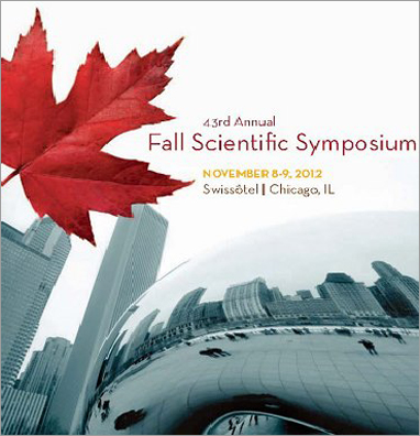 43rd Annual Fall Scientific Symposium Nov.8-9,2012