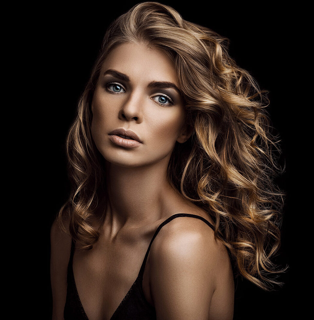 Female model - after treatment by Julian De Silva M.B.B.S, M.D.