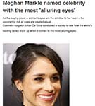 AOL: Meghan Markle named celebrity with the most 'alluring eyes'