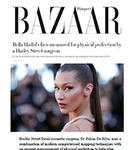 HARPER’S BAZAAR: Dr De Silva claims that Bella Hadid has the perfect face according to the Greek ratio of Phi