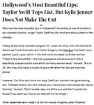 International Business Times: The world’s most beautiful lips, according to research by Dr Julian De Silva.