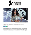 MSN: Harley Street Surgeon, Dr De Silva names Bella Hadid the most beautiful in the world