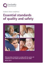 CareQuality - Essential standards of quality and safety