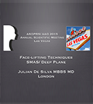 Publications: Dr De Silva teaching facelift surgery in Las Vegas, USA, Surgical techniques SMAS lifting versus Deep Plane Lifting