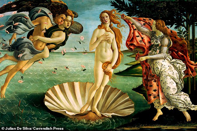 The Birth Of Venus by Sandro Botticelli in the 1480s came second on 89 per cent - scoring highly for her chin, face shape and forehead