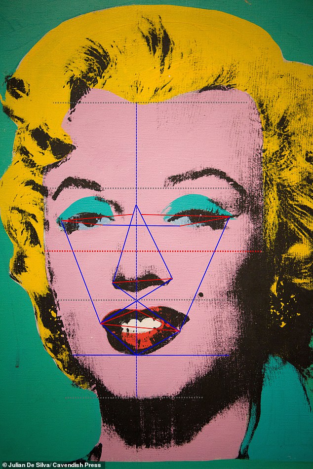 The Mona Lisa was beaten to first place in the beauty stakes by other well-known female portraits such as Warhol's Marilyn Monroe (89.1 per cent) (pictured)