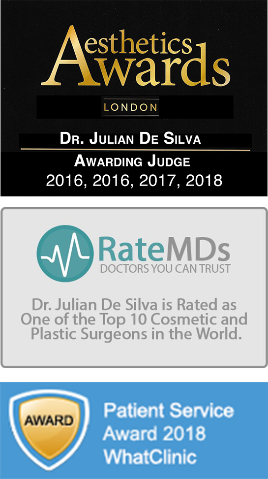 Aesthetics Awards London, Dr Julian De Silva, Awarding Judge 2016-2018