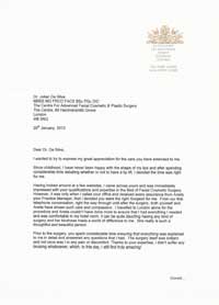 Patient Testimonials: Thank You | patient 23