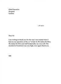 Patient Testimonials: Thank You | patient 27