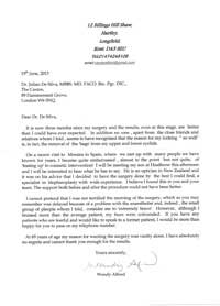 Patient Testimonials: Thank You | patient 31