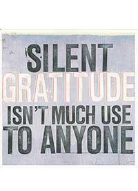 Patient Testimonials: Silent Gratitude isn't much use to anyone | patient 49
