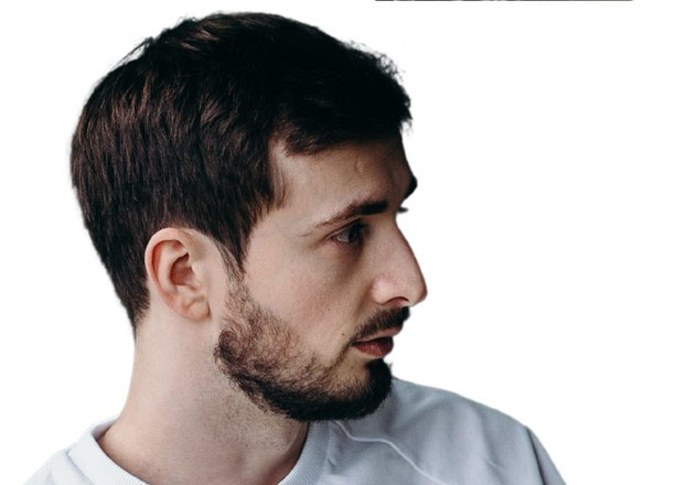 During a Male Nose Job - male model